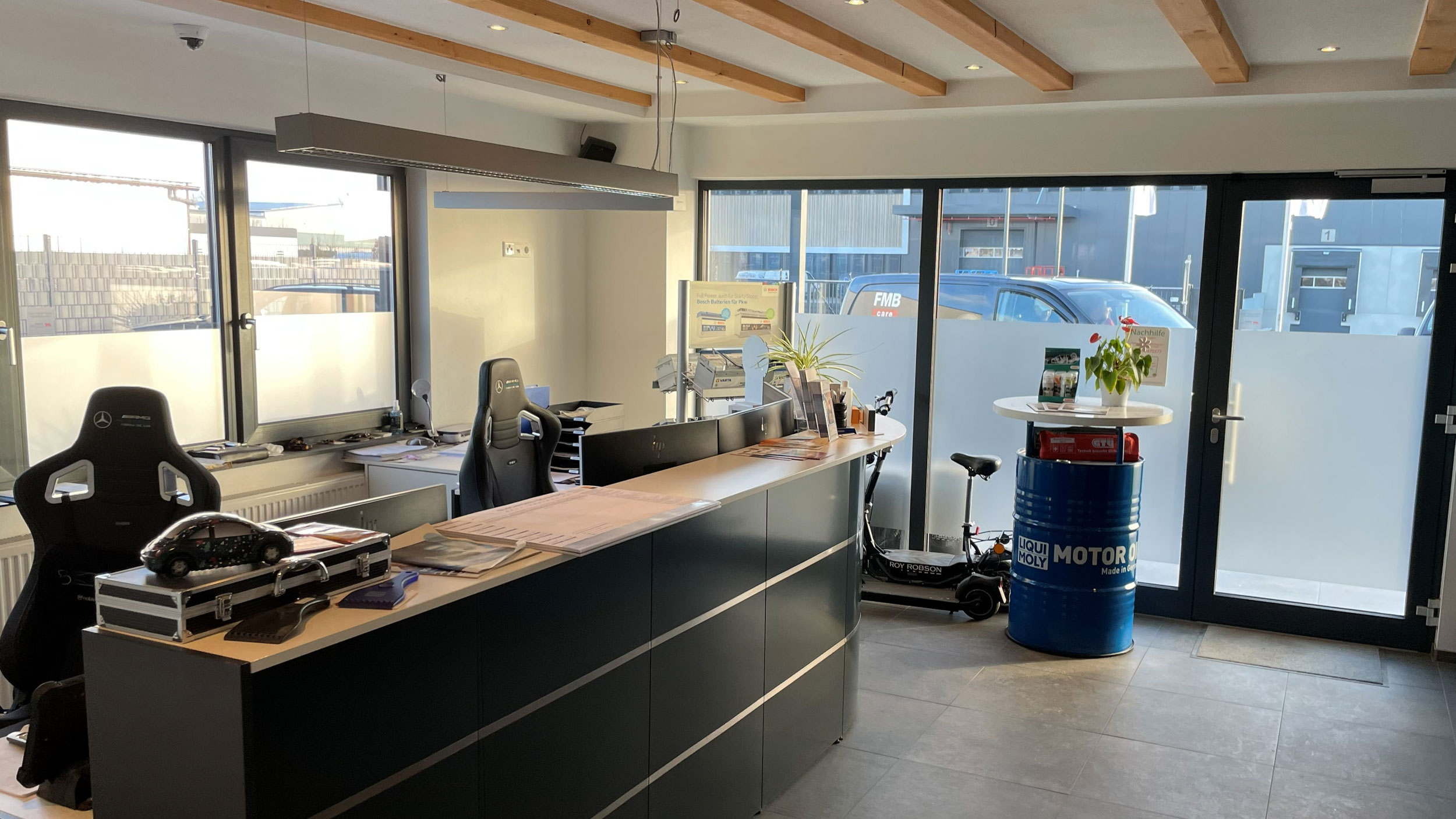 Empfangs- und Eingangsbereich