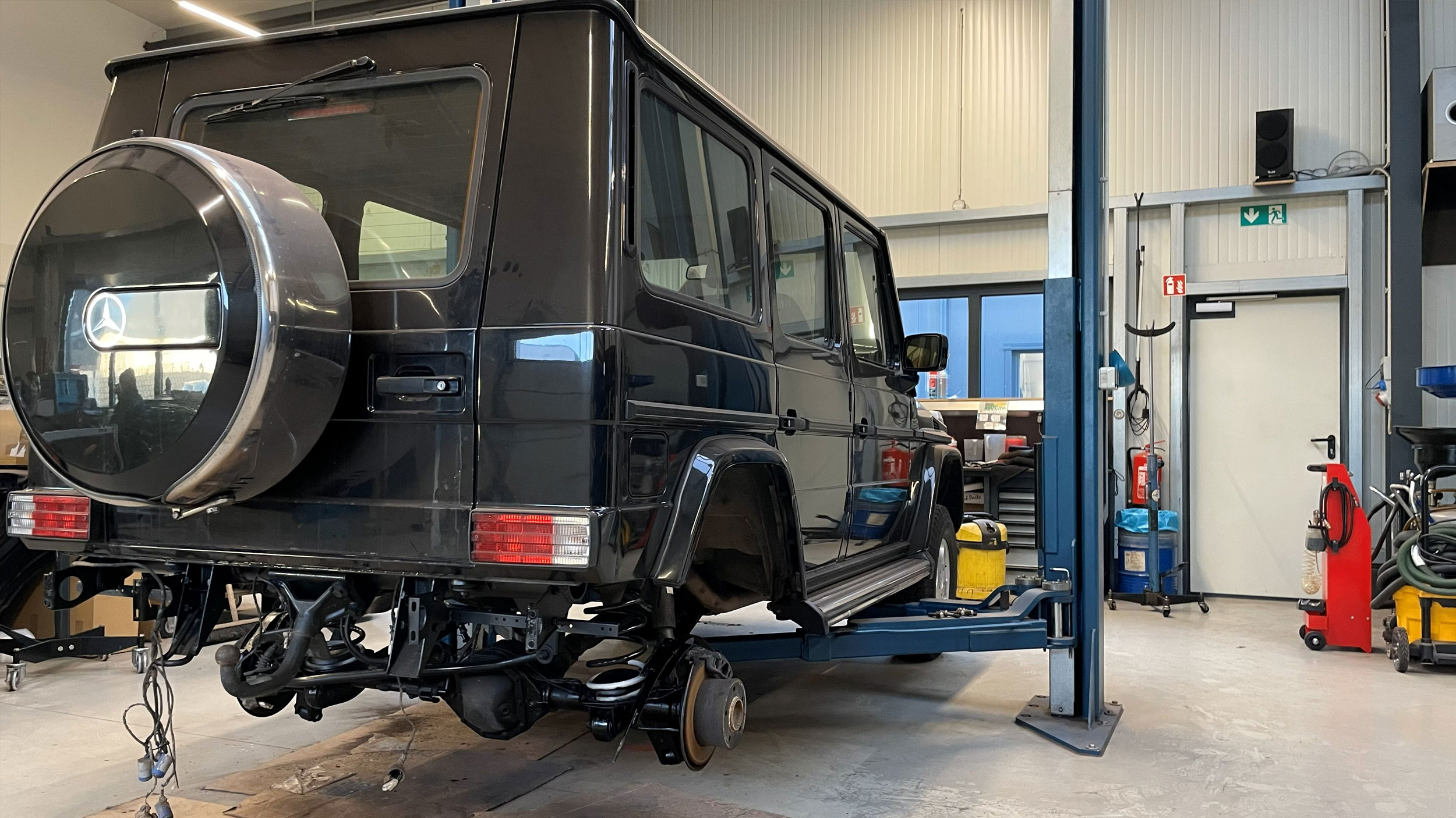 Mercedes Hinterachse Heck